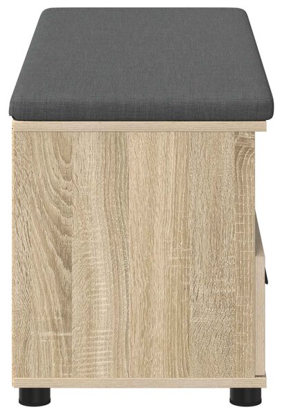 Előtér pad párnával fiókkal Sonoma tölgy 100 x 38 x 46 cm