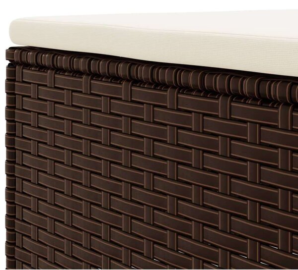 VidaXL Polyrattan Kerti Ülőgarnitúra - 4 részes, Barna