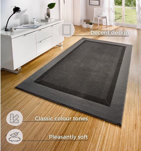 Basic szürke szőnyeg, 120 x 170 cm - Hanse Home