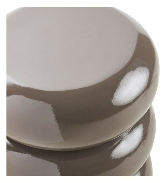 Rosolina dohányzóasztal üvegszálból, barna, ø35,5x44 cm