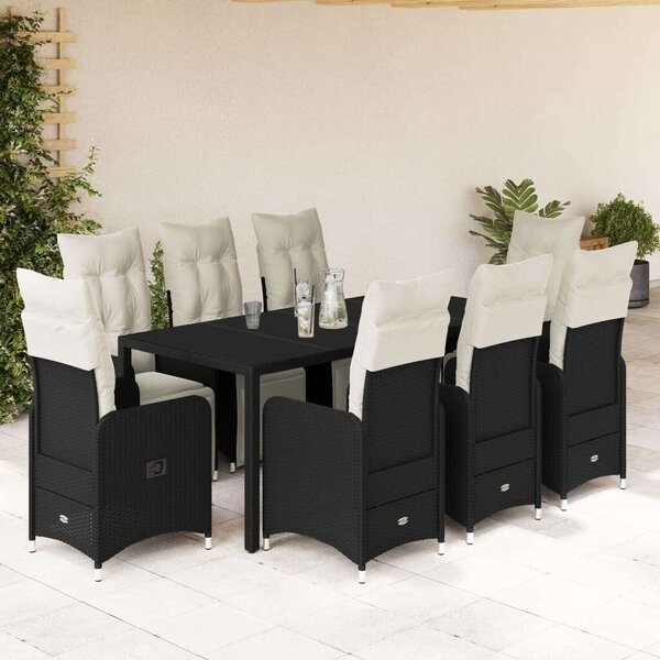 VidaXL 8 Személyes Polyrattan Kerti Bútor