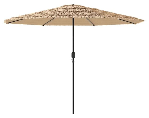 VidaXL Kerti Napernyő - Barna - 324cm LED-es
