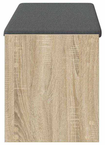Előtér pad Sonoma tölgy 103 x 38 x 45 cm Műanyag Fa és Szövet