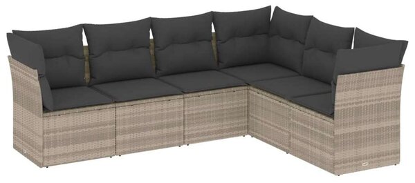 VidaXL Polyrattan Kerti Ülőgarnitúra - 6 Fős