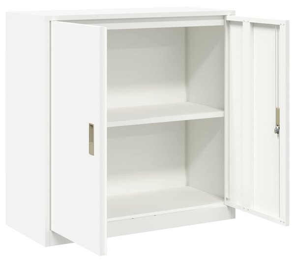 Tárolószekrény Fehér 90 x 40 x 90 cm Acél