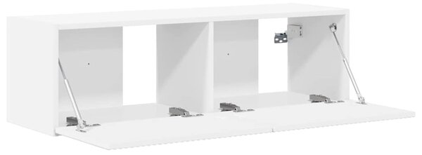 TV Fali Szekrény 98 x 31 x 29,5 cm Fehér Szerelt Fa