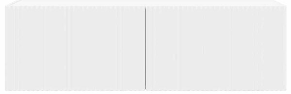 TV Fali Szekrény 98 x 31 x 29,5 cm Fehér Szerelt Fa