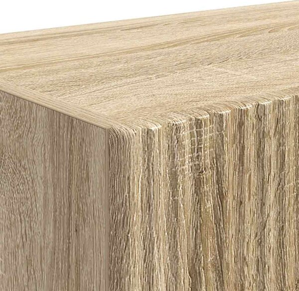 TV Fali Szekrény 2 pcs Sonoma 98 x 31 x 29,5 cm Faanyag