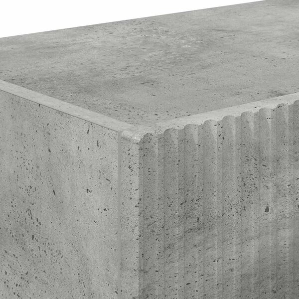 TV Fali Szekrény 2 pcs Beton 98 x 31 x 29,5 cm Faanyag