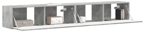 TV Fali Szekrény 2 pcs Beton 98 x 31 x 29,5 cm Faanyag