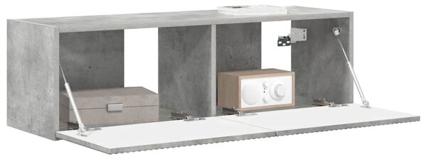 TV Fali Szekrény Beton 98 x 31 x 29,5 cm Faanyag