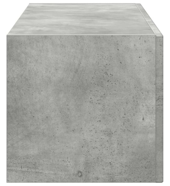 TV Fali Szekrény Beton 98 x 31 x 29,5 cm Faanyag