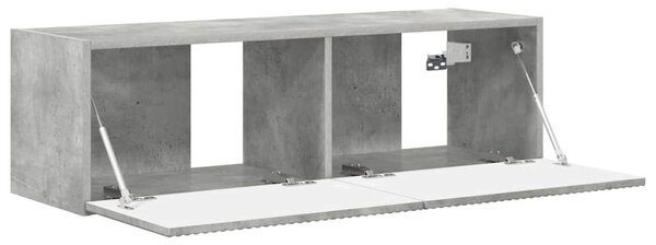 TV Fali Szekrény Beton 98 x 31 x 29,5 cm Faanyag