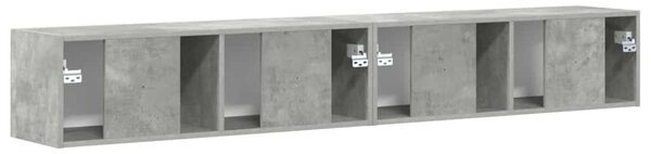 TV Fali Szekrény 2 pcs Beton 98 x 31 x 29,5 cm Faanyag