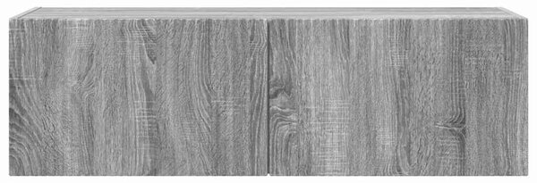 TV Fali Szekrény Szürke Sonoma 98 x 31 x 29,5 cm Faanyag