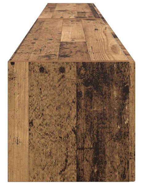 TV Fali Szekrény 2 pcs Öreg fa 98 x 31 x 29,5 cm Faanyag