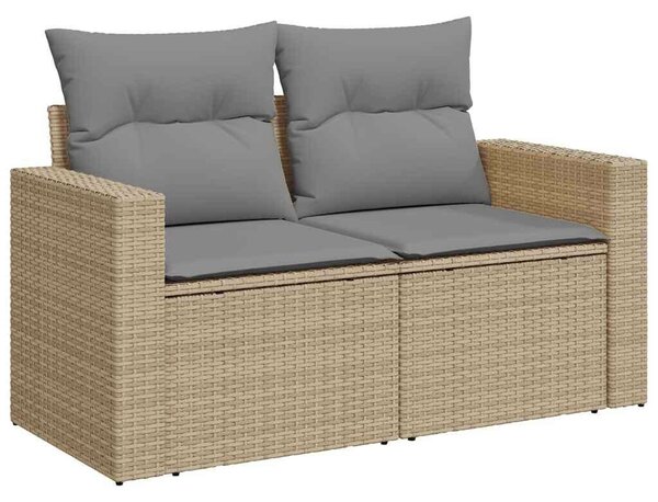 VidaXL Polyrattan Kerti Ülőgarnitúra - 6 részes - Bézs