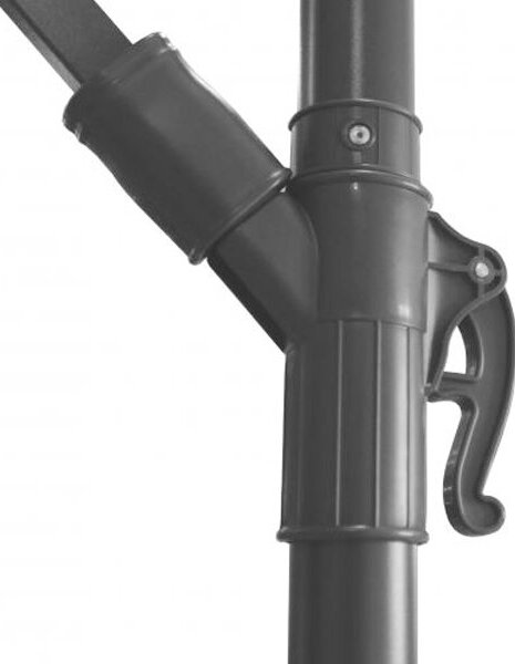 GardenLine Banana Függő napernyő - Kék - 3 m