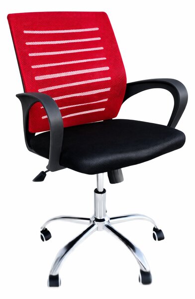 INLEA Irodai forgószék Valcor - Fekete/piros