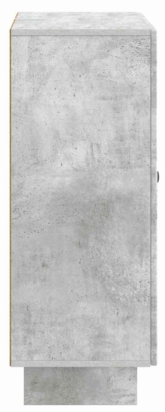 VidaXL Széf fiókkal Betonszürke 66 x 34,5 x 90 cm Szerelt Fa