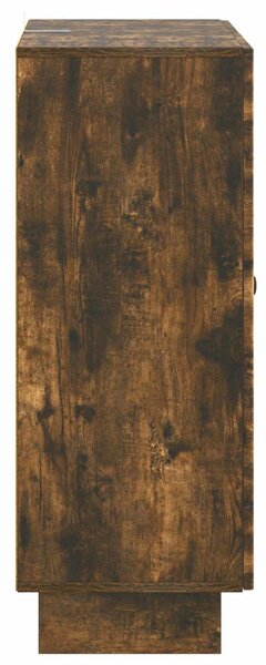VidaXL Széf fiókkal Füstös Tölgy 66 x 34,5 x 90 cm Szerelt Fa