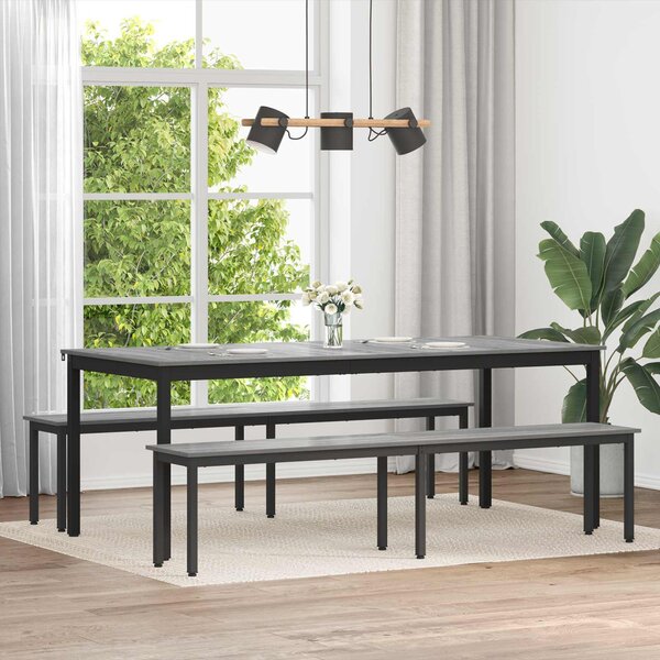 VidaXL pad Szürke Sonoma 200 x 35 x 45 cm Faanyag