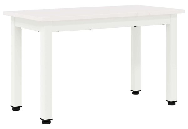 Dohányzóasztal Fehér 60 x 30 x 36 cm Tömör fenyőfa
