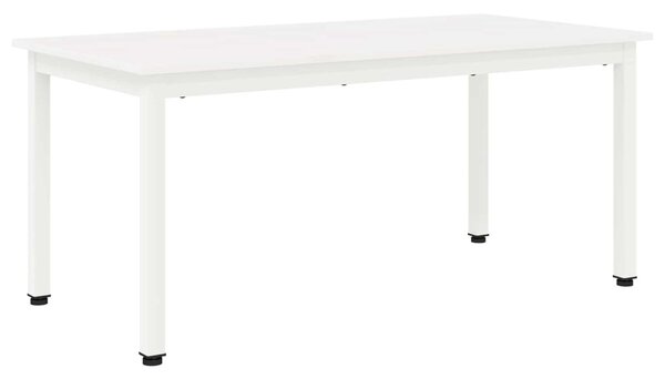 Dohányzóasztal Fehér 100 x 50 x 45 cm Tömör fenyőfa