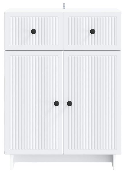 VidaXL Széf Fehér 66 x 34,5 x 90 cm Szerelt Fa