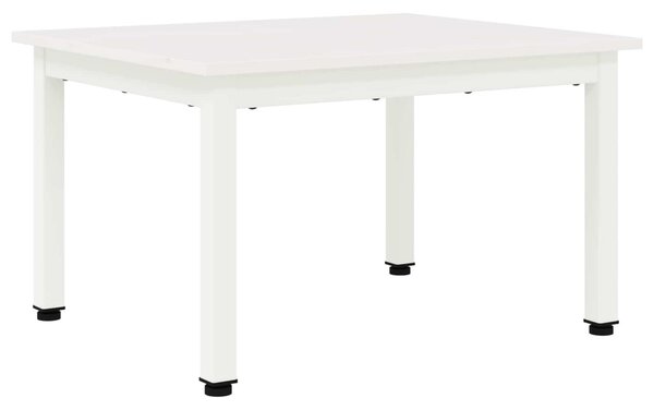 Dohányzóasztal Fehér 60 x 50 x 36 cm Tömör fenyőfa