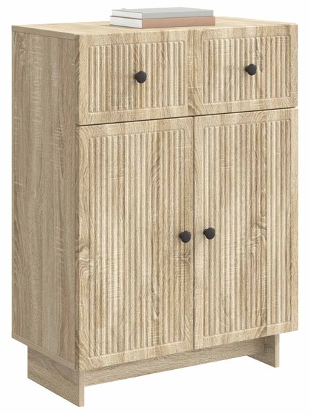 VidaXL Széf Sonoma Tölgy 66 x 34,5 x 90 cm Szerelt Fa