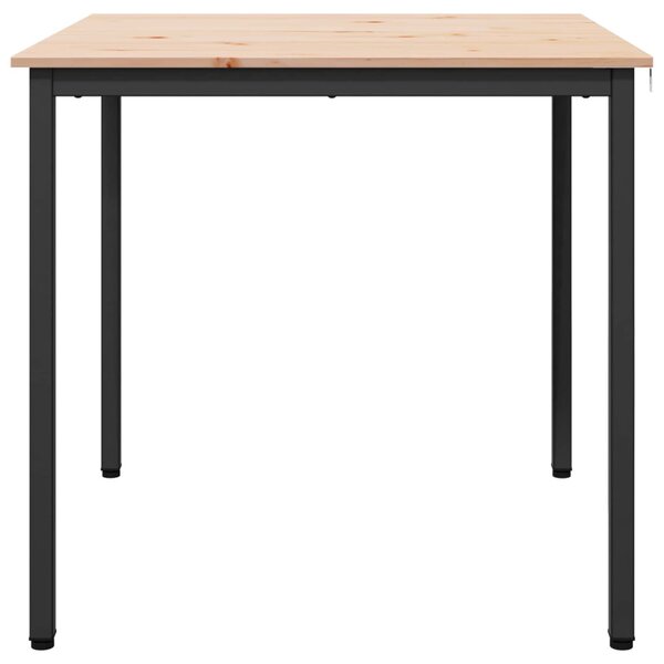Étkezőasztal Természetes 80 x 80 x 75 cm Tömör fenyőfa