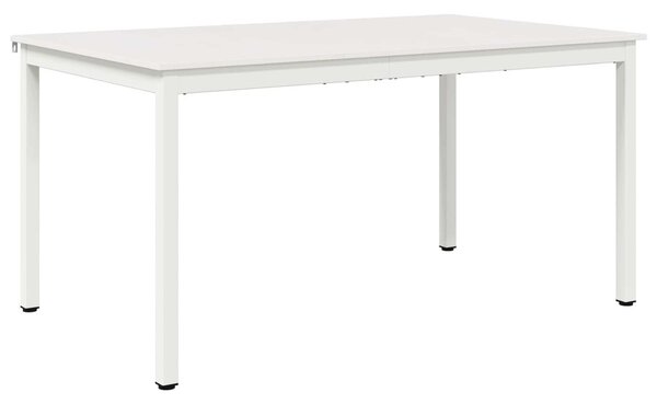 Étkezőasztal Fehér 150 x 90 x 75 cm Tömör fenyőfa