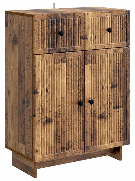VidaXL Széf Antik Fa 66 x 34,5 x 90 cm Szerelt Fa