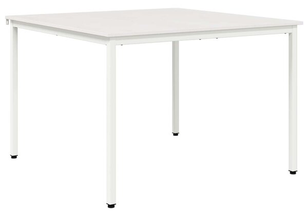 Étkezőasztal Fehér 110 x 110 x 75 cm Tömör fenyőfa
