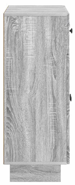 VidaXL Széf Szürke Sonoma 66 x 34,5 x 90 cm Szerelt Fa