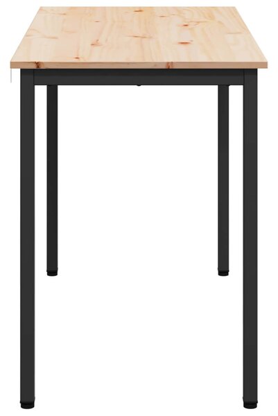 Étkezőasztal Természetes 110 x 55 x 75 cm Tömör fenyőfa