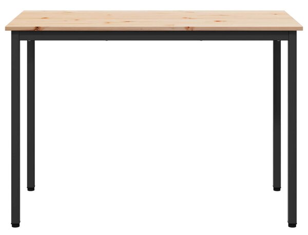 Étkezőasztal Természetes 110 x 55 x 75 cm Tömör fenyőfa