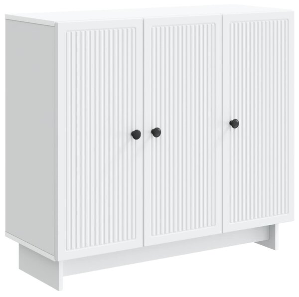 VidaXL Széf Fehér 89 x 34,5 x 80 cm Szerelt Fa
