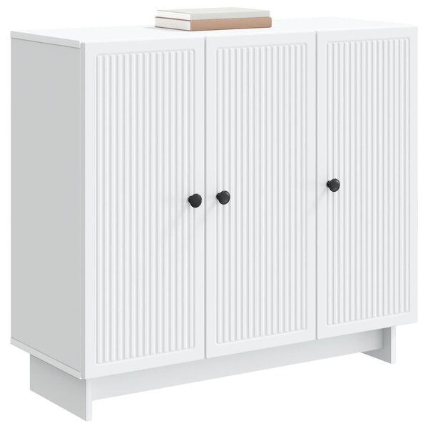VidaXL Széf Fehér 89 x 34,5 x 80 cm Szerelt Fa