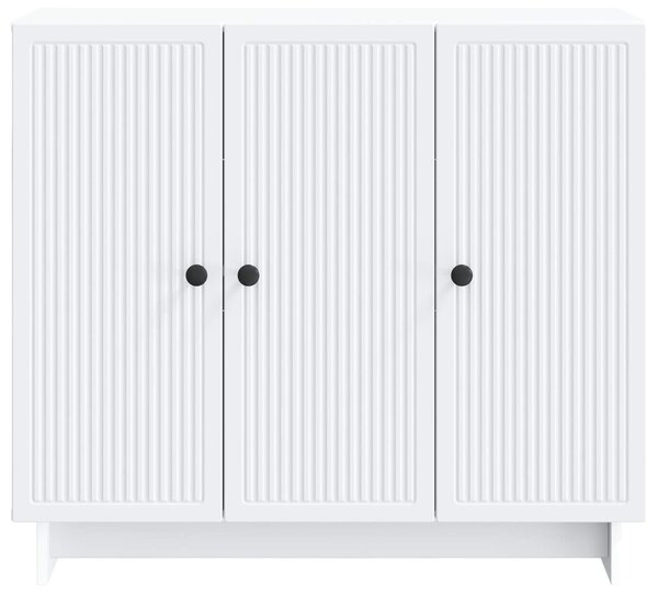 VidaXL Széf Fehér 89 x 34,5 x 80 cm Szerelt Fa