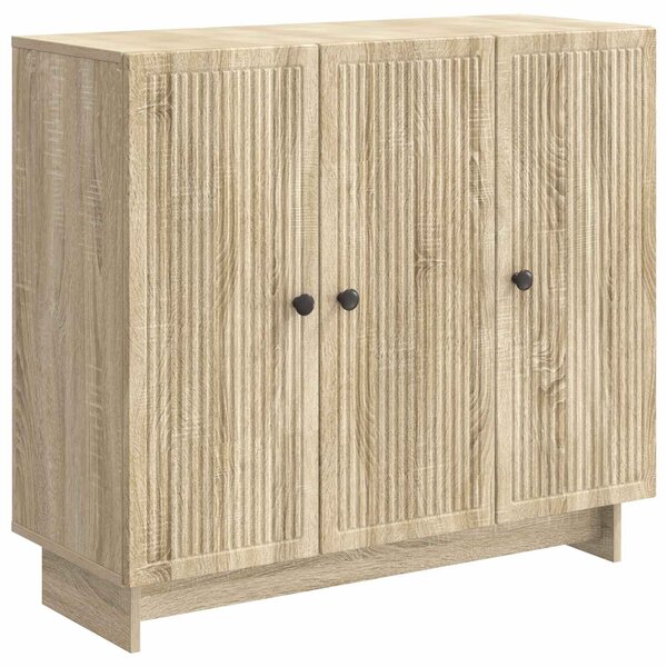 VidaXL Széf Sonoma Tölgy 89 x 34,5 x 80 cm Szerelt Fa