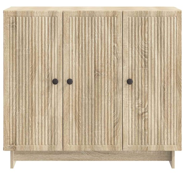 VidaXL Széf Sonoma Tölgy 89 x 34,5 x 80 cm Szerelt Fa