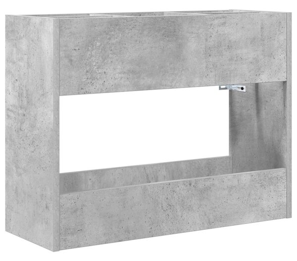 Napernyő Állvány tárolóval Beton Szürke 65 x 24 x 50 cm Faanyag