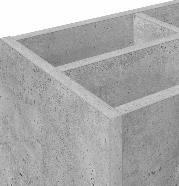 Napernyő Állvány tárolóval Beton Szürke 65 x 24 x 50 cm Faanyag