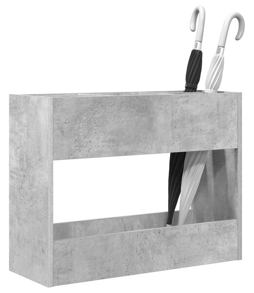 Napernyő Állvány tárolóval Beton Szürke 65 x 24 x 50 cm Faanyag