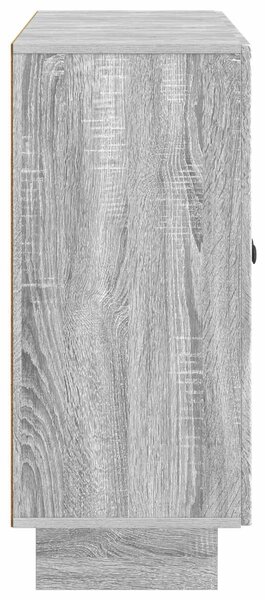 VidaXL Széf Szürke Sonoma 89 x 34,5 x 80 cm Szerelt Fa