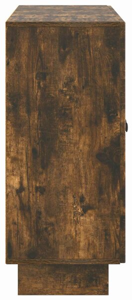 VidaXL Széf Füstös Tölgy 89 x 34,5 x 80 cm Szerelt Fa
