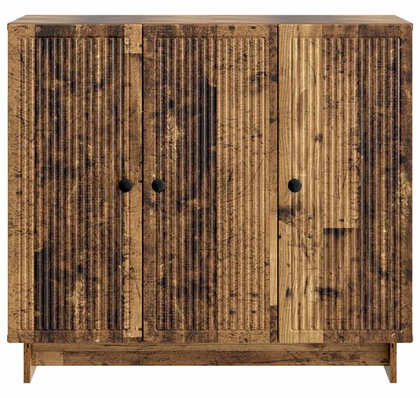 VidaXL Széf Antik Fa 89 x 34,5 x 80 cm Szerelt Fa