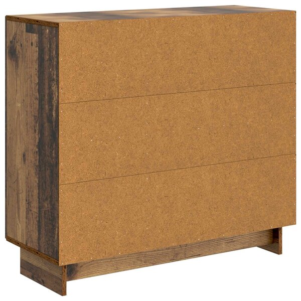 VidaXL Széf Antik Fa 89 x 34,5 x 80 cm Szerelt Fa